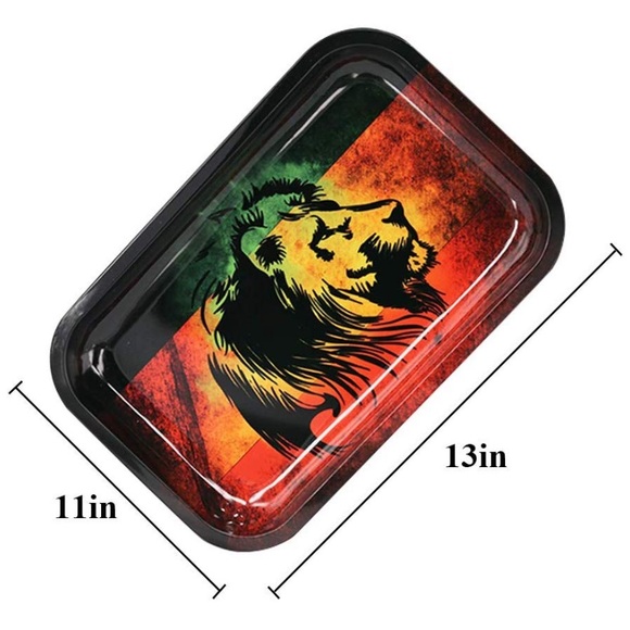 Lion Head Rolling Tray - Picture 2 of 3